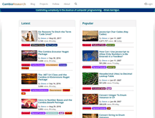 Tablet Screenshot of cambiaresearch.com